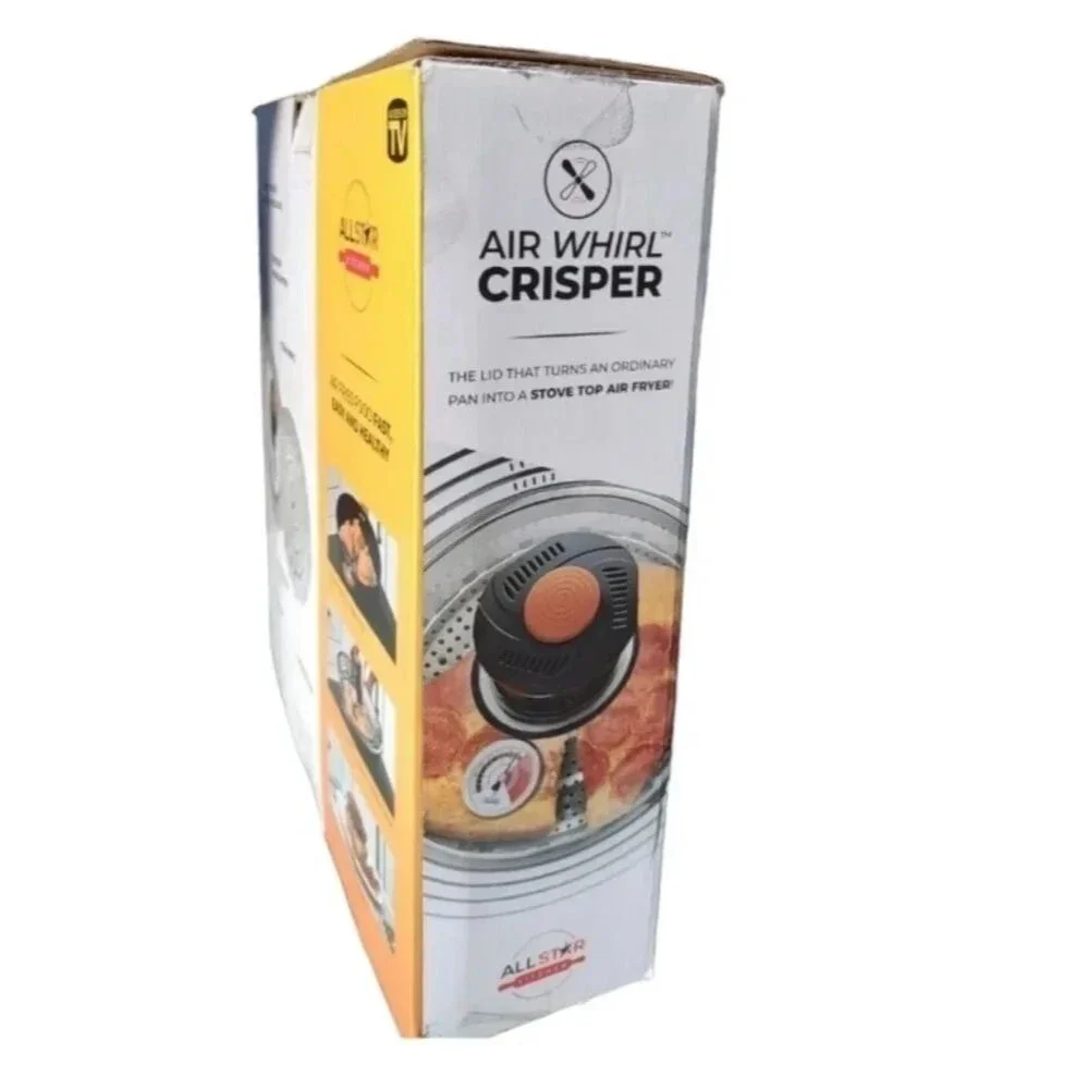 Air Whirl Crisper Air Fryer Lid for Pots & Pans Fits 10 to 12 Inch Pots Pans